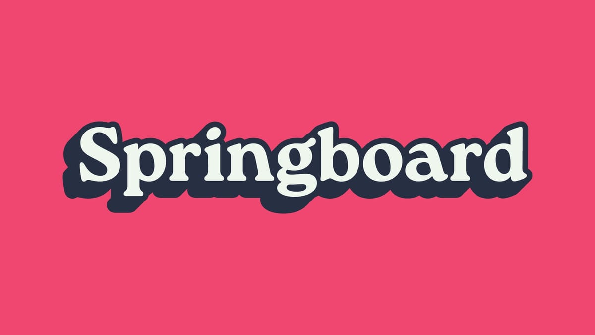Springboard LTD is here — why I’ve launched a business with zero AI